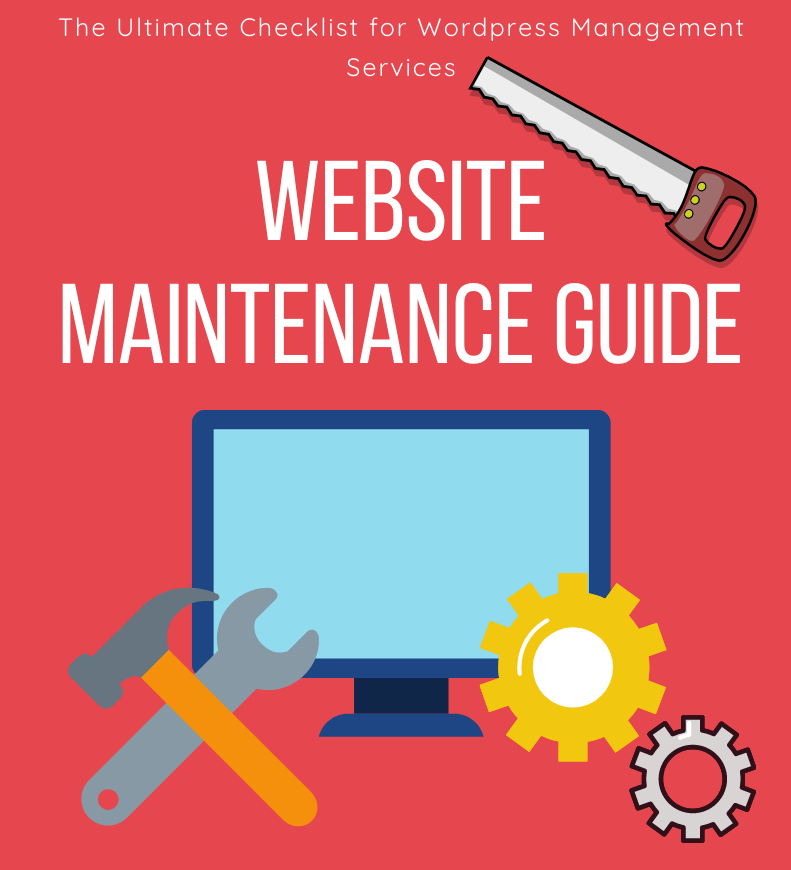 website management and maintenance banner